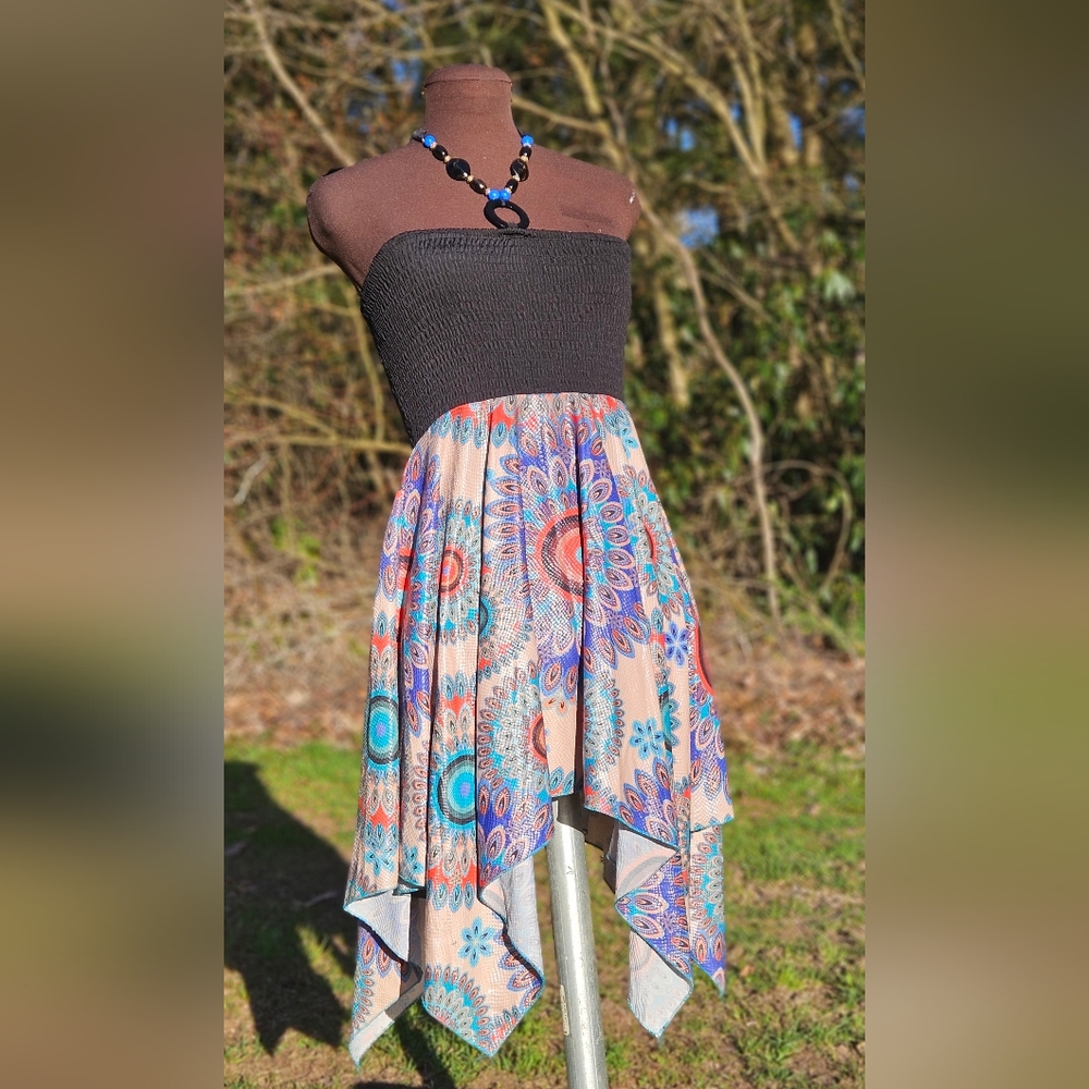 Tie back summer dress